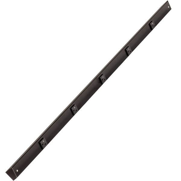 48" 15 amp 120 volt Black Under Cabinet Power Strip